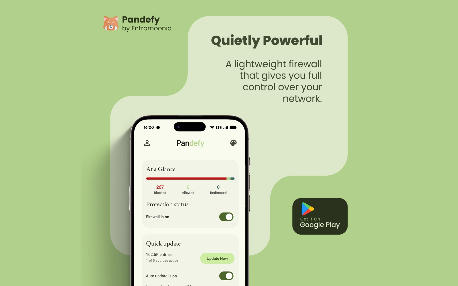 Pandefy screenshot